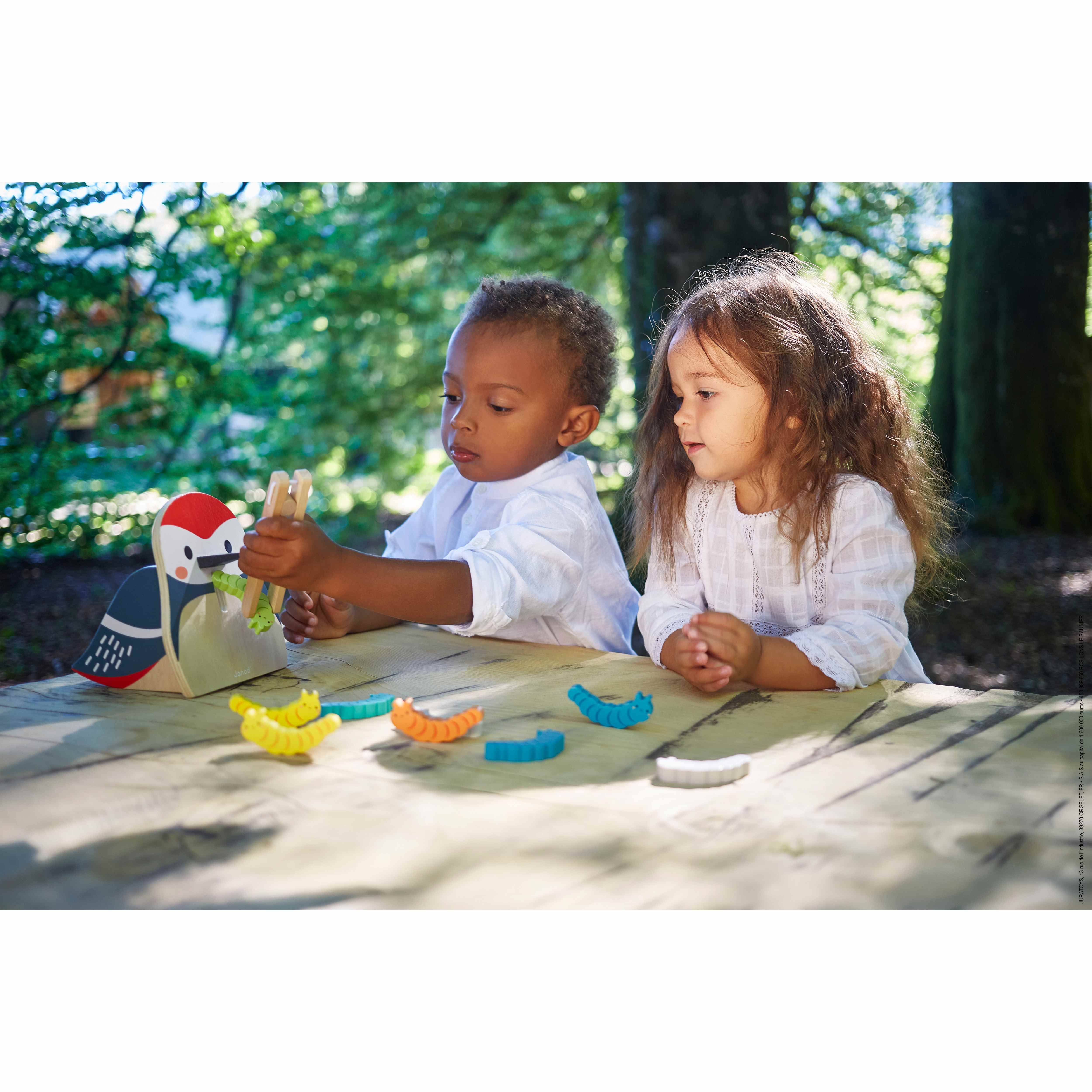 Puzzle Éducatif Enfant 45 PCS Bois Habitat Naturel