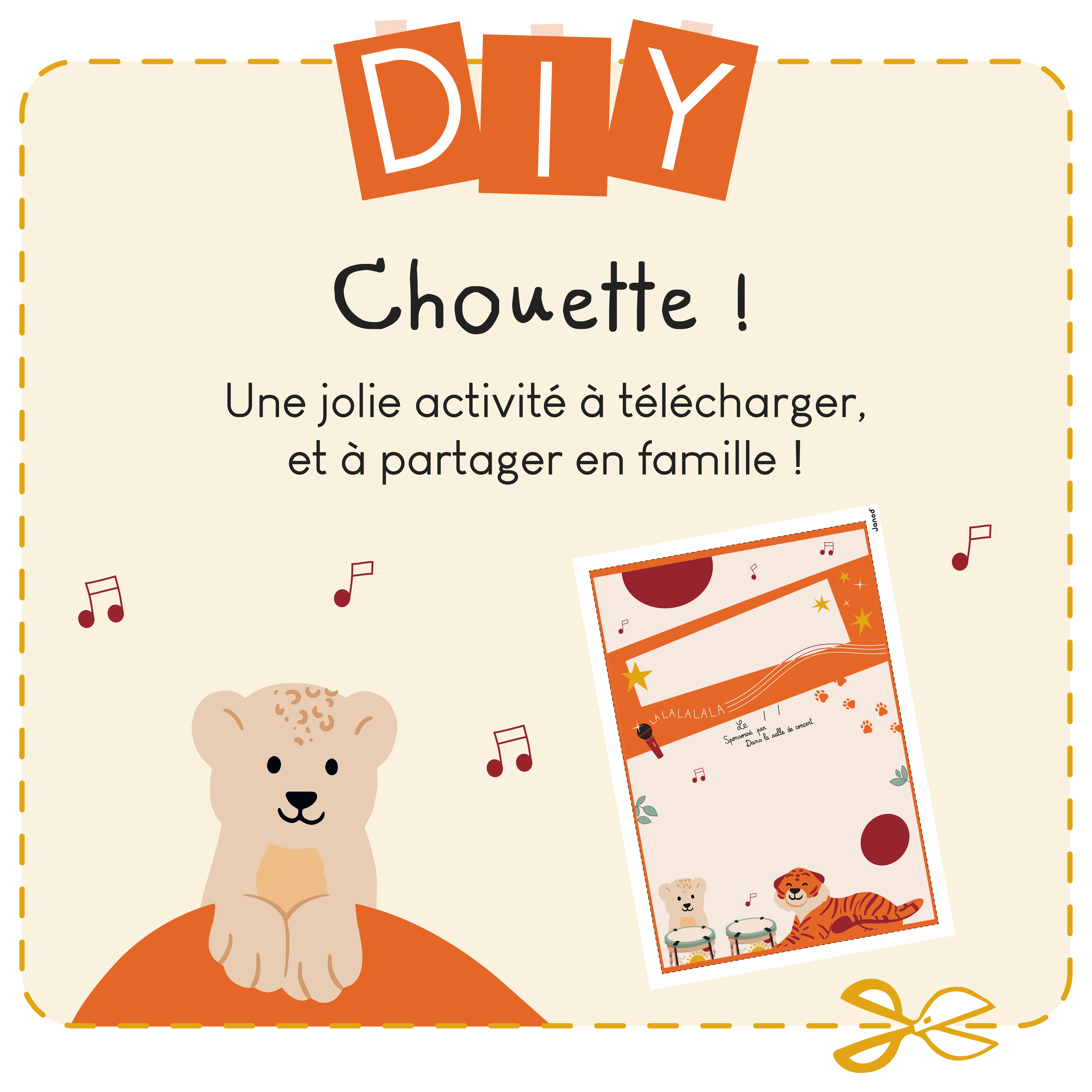DIY enfant fête de la musique