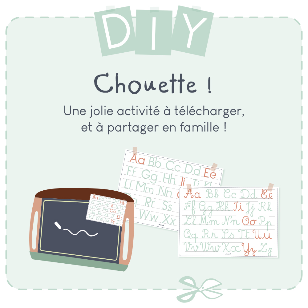 DIY enfant apprendre à écrire