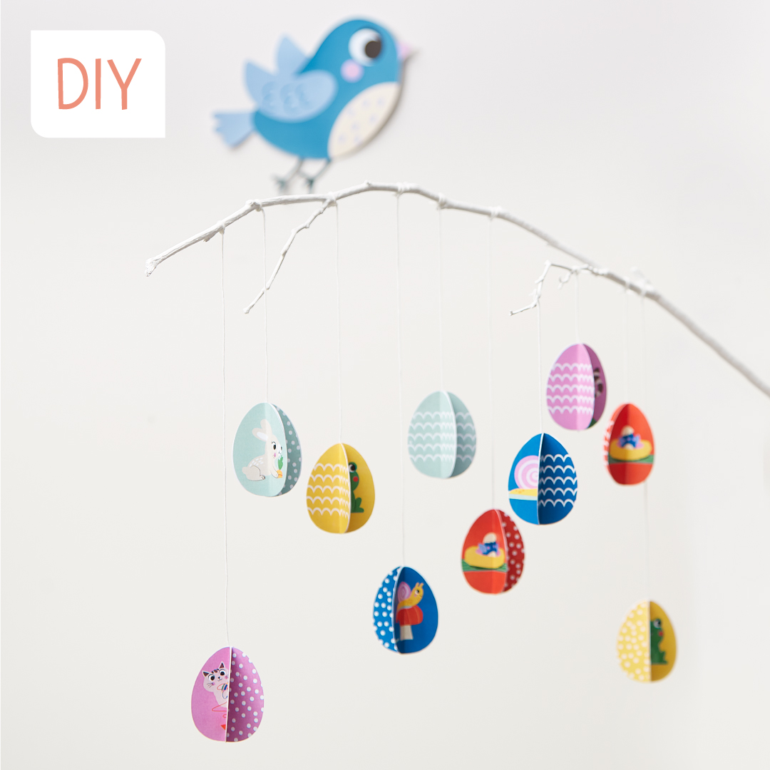 DIY enfant décoration oeufs de pâques