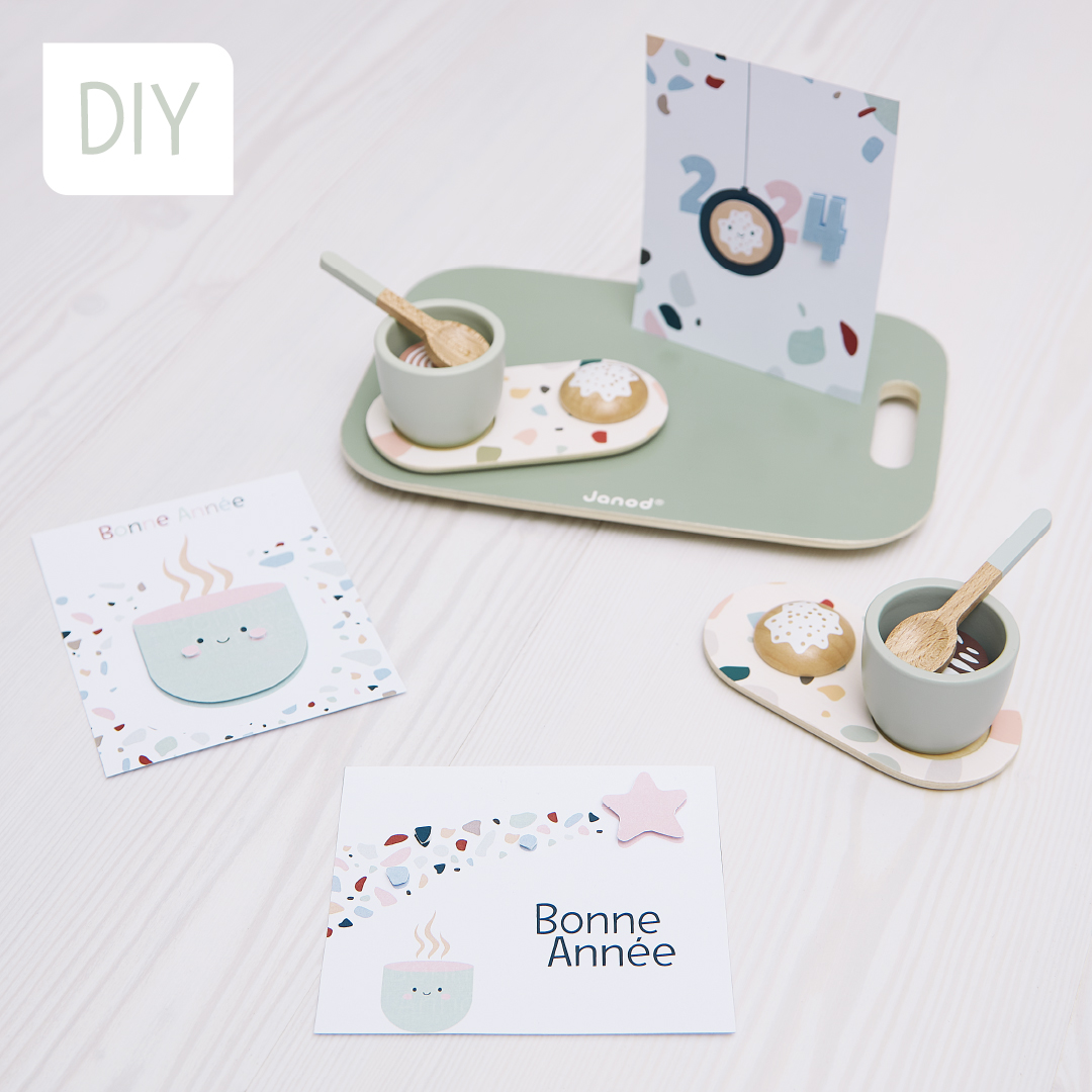 DIY enfant cartes de voeux