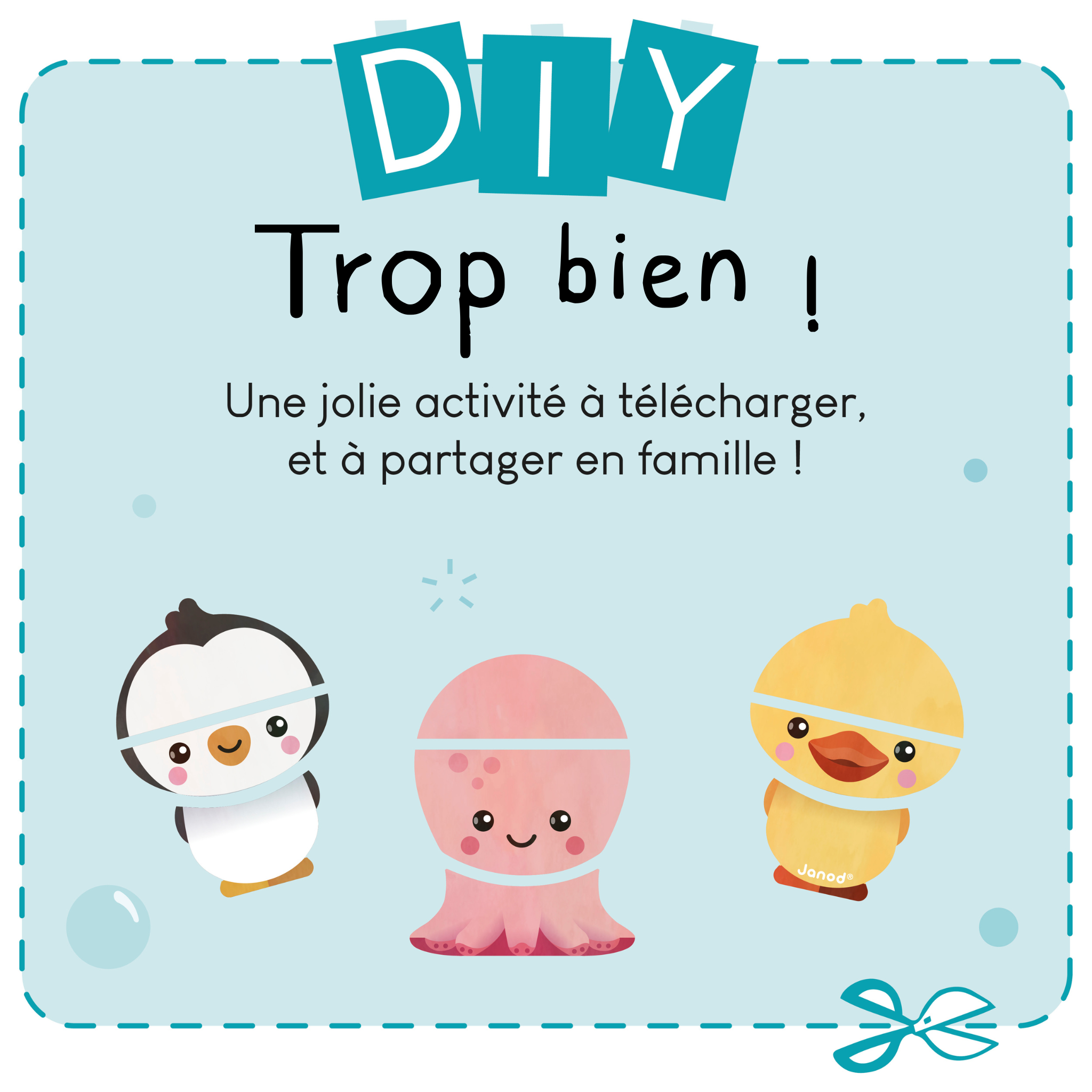 DIY enfant jeu de mix & match