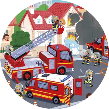 Puzzle Sonore Camion Pompiers