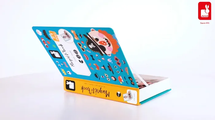 JANOD MAGNETI'BOOK Jeux éducatifs 43 Magnets J02820