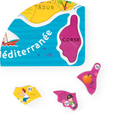 Lot de Magnets pour Carte du Monde en Français (dernière version) : Pièces  d'usure Janod Janod - SV00879