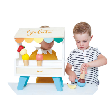 Jeuets de Crème Glacée pour Enfant, Glacier Jeu Accessoires de Cuisine avec  Jouets Aliments Argent Jouer, Dinette Cornets Jeu d'imitación Glace Cuisine  Éducatifs Cadeaux Noël 3 4 5 6+ Ans Filles 