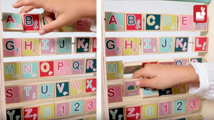 Baby Forest Abc Abacus Toy French Version Wood