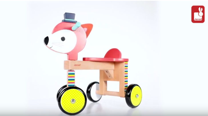 porteur bois renard