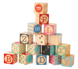puzzle and read educational blocks