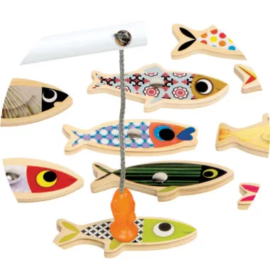 Buy Juratoys Janod Sardine Fishing Game from the JoJo Maman Bébé