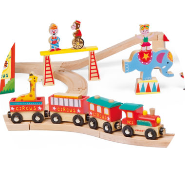 janod story express safari train set
