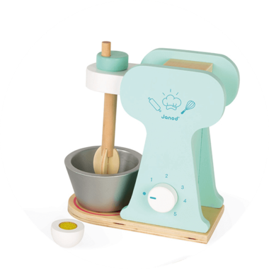 Robot batteur + set pâtisserie en bois FSC® - multicolore, Jouet