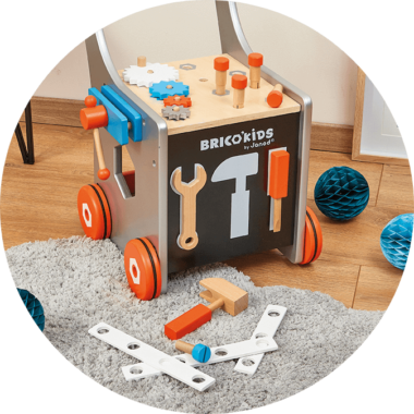 Janod - Chariot magnétique Bricokids - à partir de 18 mois - Sebio